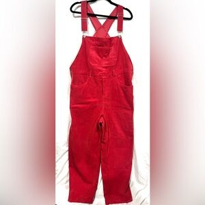 Onedreamer Womens Corduroy Overalls Adjustable Straps